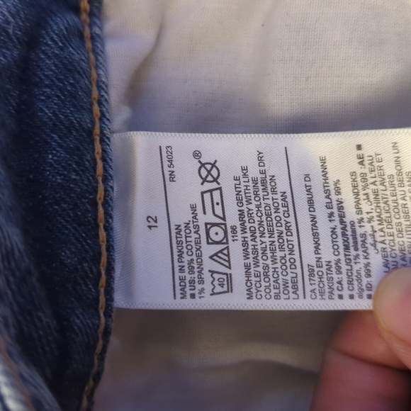 Old Navy High Rise O.G Straight Secret Smooth Pockets Jeans Size 12 - Picture 7 of 7